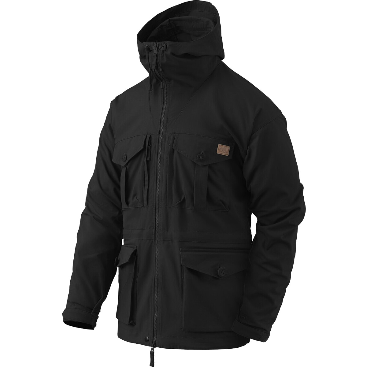 Chaqueta guardapolvo Helikon SAS Hombre Abrigo Táctico Militar Negro