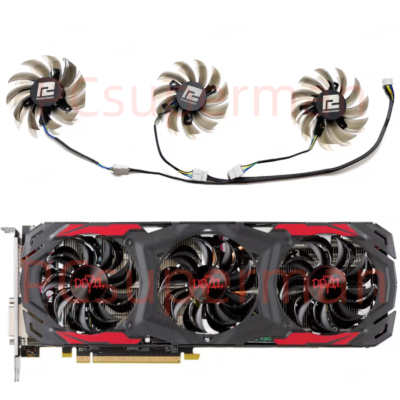 Replacement for POWERCOLOR RX570 480 4GB Red Devil Graphics Card