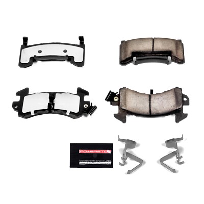 Power Stop - Z36 Truck and SUV Carbon-Fiber Ceramic Brake Pads with Hardware Kit
