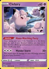 Pokemon Clefairy (62/217) Lost Origin LP REVERSE HOLO