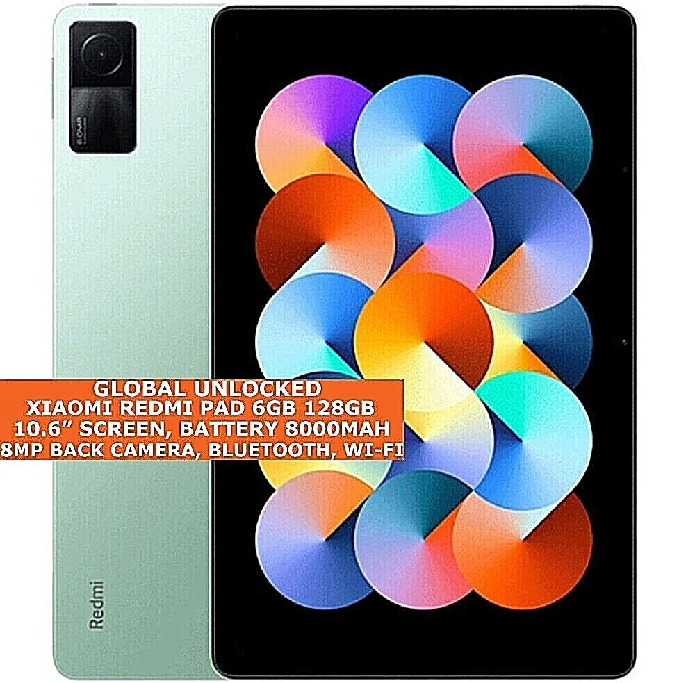 XIAOMI REDMI PAD 6gb 128gb Helio G99 Octa Core 10.6 Inch WI-FI Android 12  Tablet