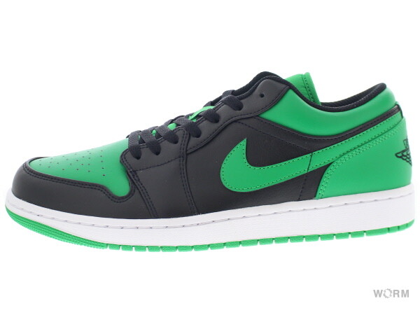 Size 11 - Air Jordan 1 Low Black Lucky Green for sale online | eBay
