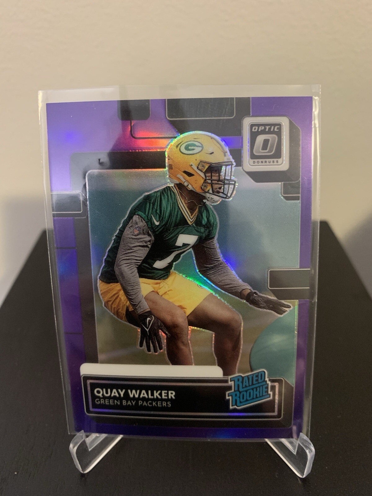 2022 Panini Donruss - Rated Rookie Optic Preview Purple Holo Quay Walker RC #50