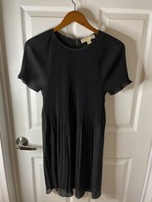 MiCHAEL Michael Kors Black Pleated Dress 4