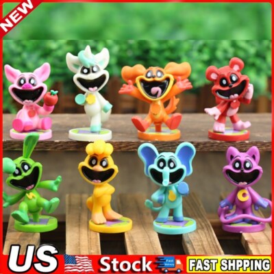2024 8pcs Smiling Critters Action Figure Cute Toys CatNap Gift For Kids