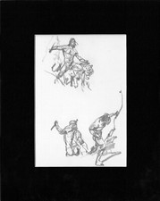 Mike Hoffman Original Pencil Art Comic Book Artist Personal Notebook 2013 A-m43