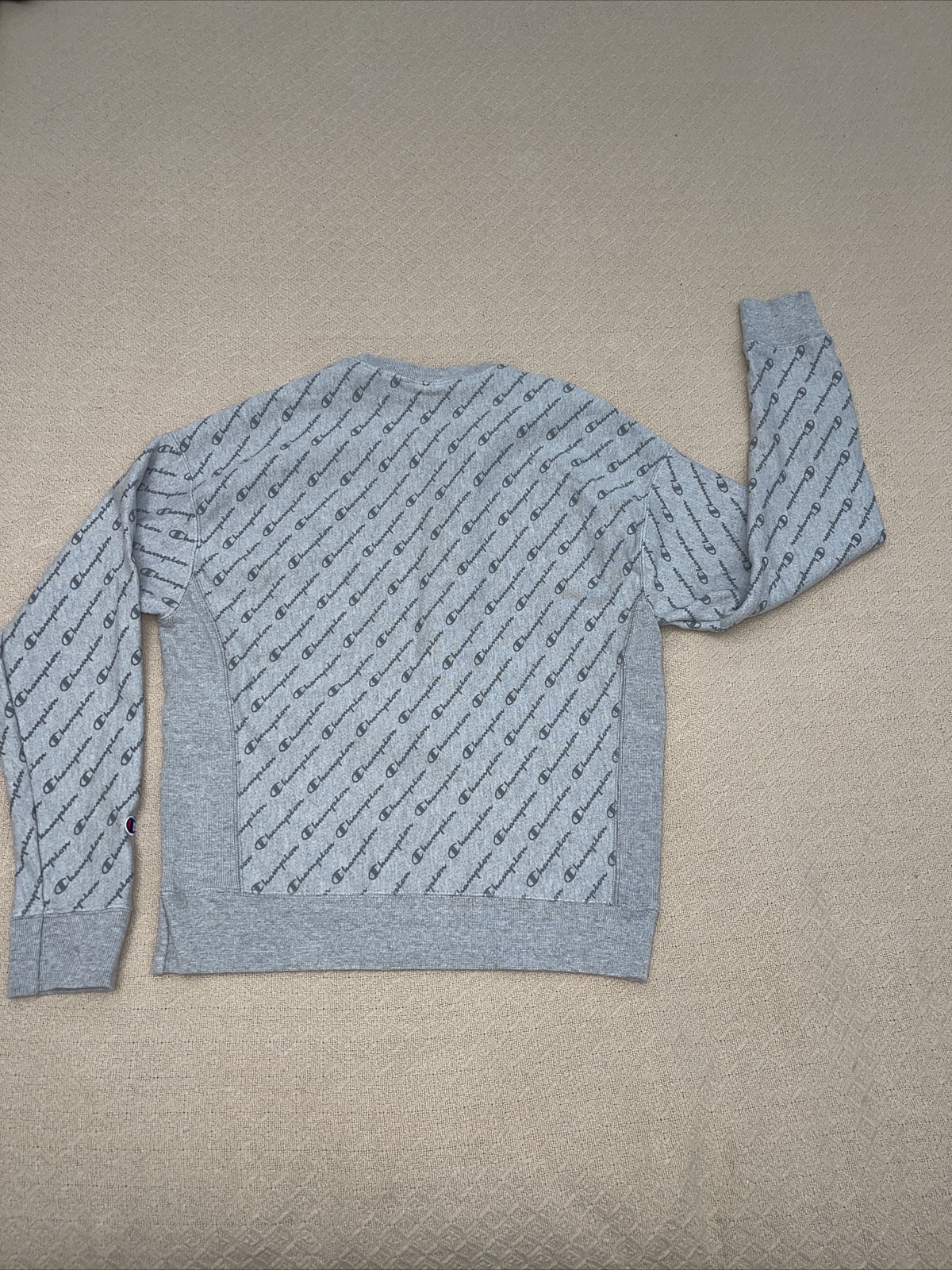 Champion Basic Gray Pullover Crewneck Sweatshirt … - image 4