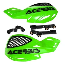 MF4767 Acerbis Uniko Vented Handguards Green / Black Universal Moto Cross Enduro