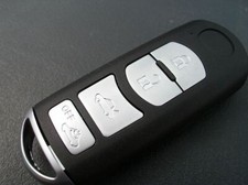 NEW MAZDA 6 SPORT/SEDAN/SALOON 4 BUTTON REMOTE KEY FOB CASE/SHELL, FREE POSTAGE!