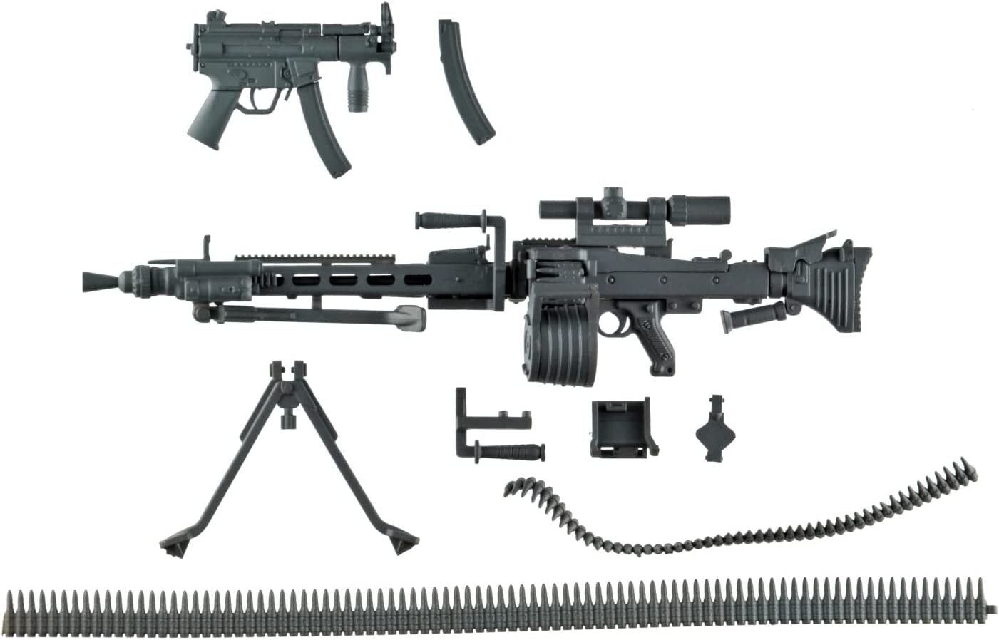 НАБОР ДЛЯ РУЧНОГО ПУЛЕМЕТА TOMYTEC 1/144-100 DIOCOLLE COMBAT WEAPONS СЕРИИ DCML02 Комплект