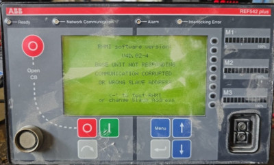 ABB REF542plus HMI UNIT 750090-802D- TRIED & TESTED
