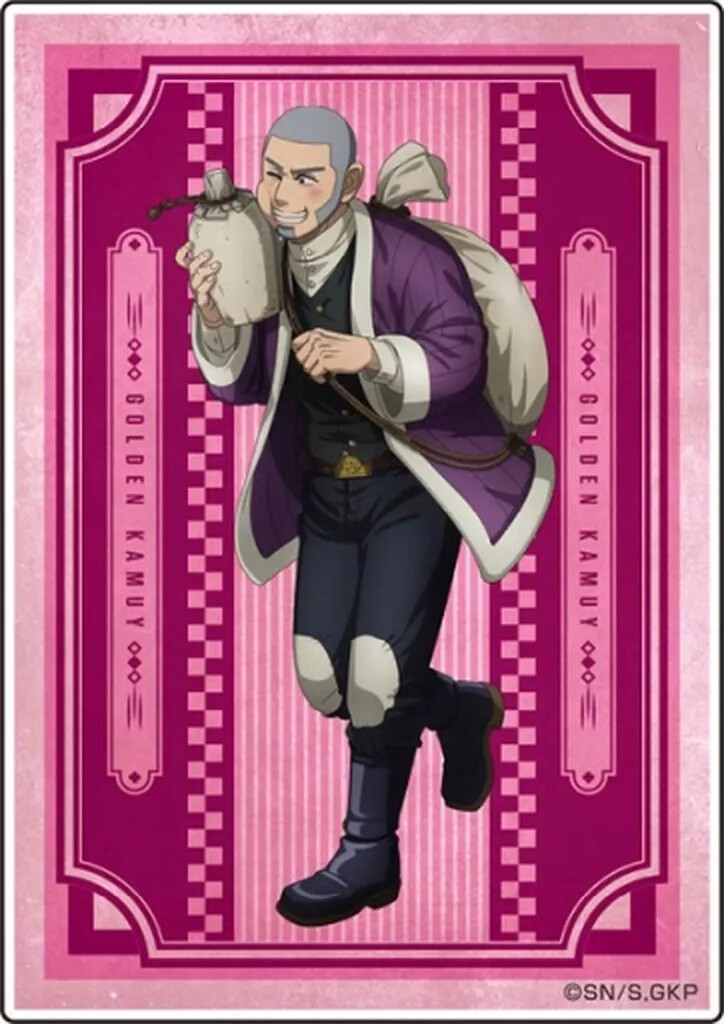 Acrylic Stand Panel Yoshitake Shiraishi Block Golden Kamuy