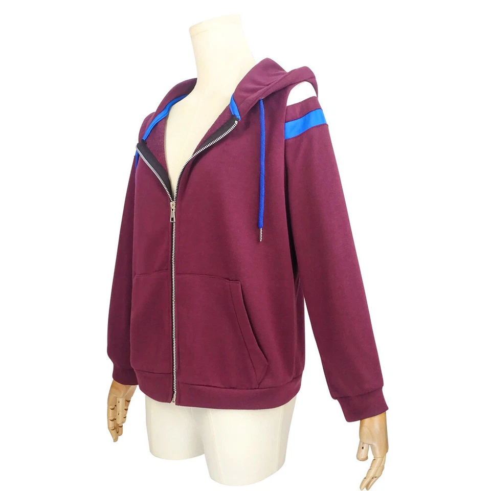 Wanda Vision Bruja Escarlata Sudadera con Capucha Disfraz Disfraz Chaqueta Abrigo de Halloween  Foto 3 de 4