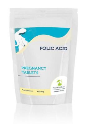 FOLIC ACID 400mcg Vitamin B9 Pregnancy 500 Tablets HM