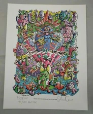 Steven Cerio "Huichol Mocks the Bronze Age"  signed 2003  blotter art print