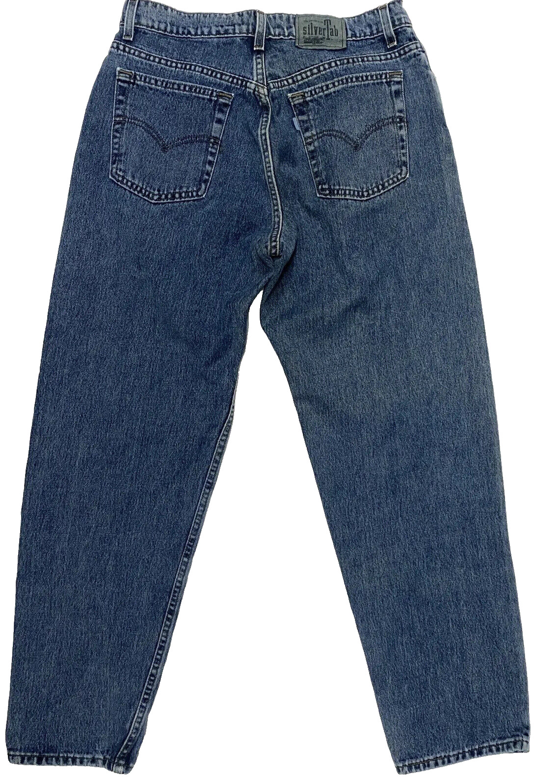 Vintage Levis Silvertab Loose Women's Blue Jeans … - image 4