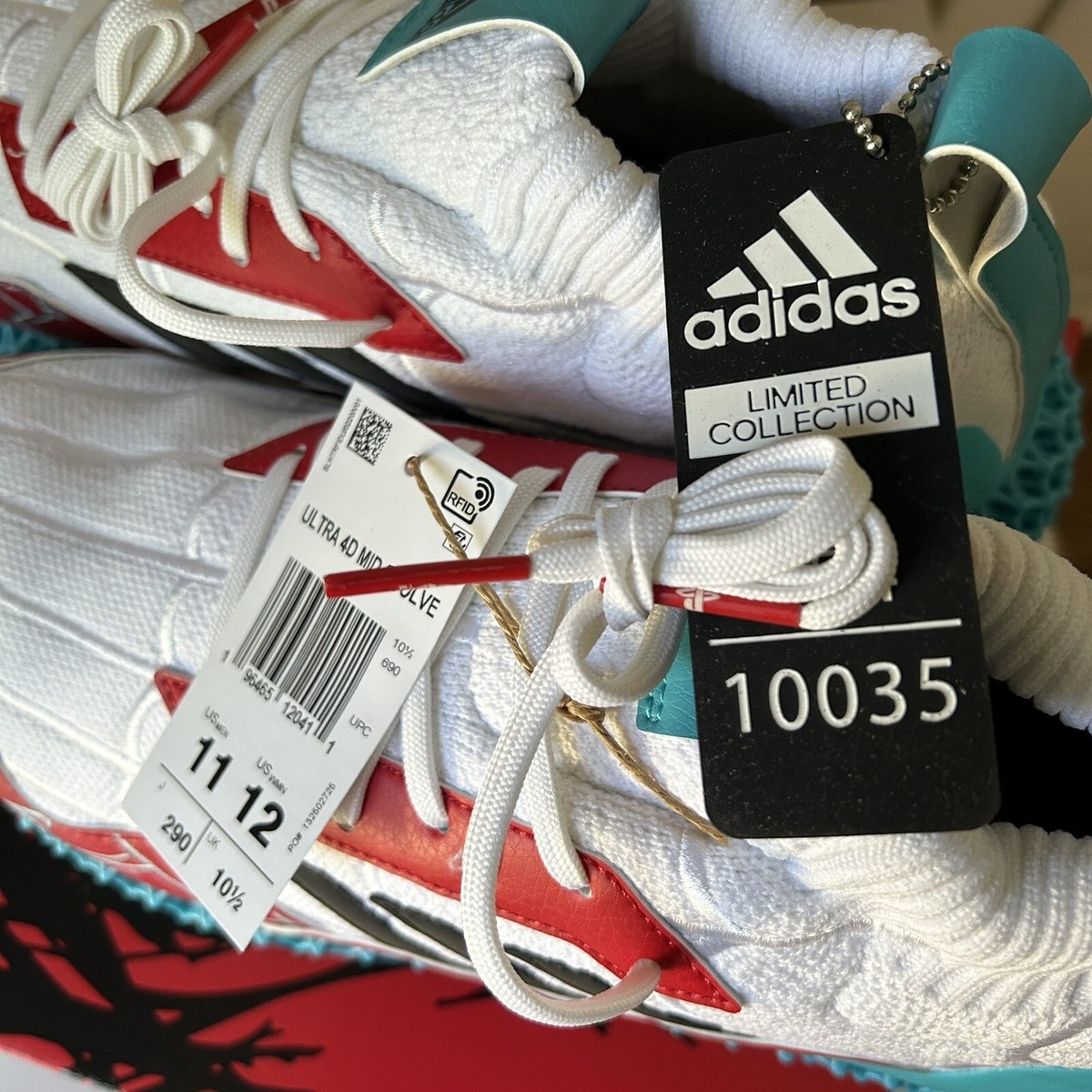 Adidas Ultra 4D Mid Evolved Marvel Spider-Man 2 - Mens Size 11