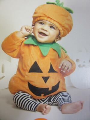 Infant Pumpkin Halloween Costume Hyde and Eek Boutique Size 12-18