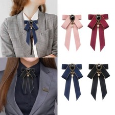 Bow Tie Brooch Pin Shirt Tie Pre-tied Bow Tie Decoration Necktie Brooch Pin for