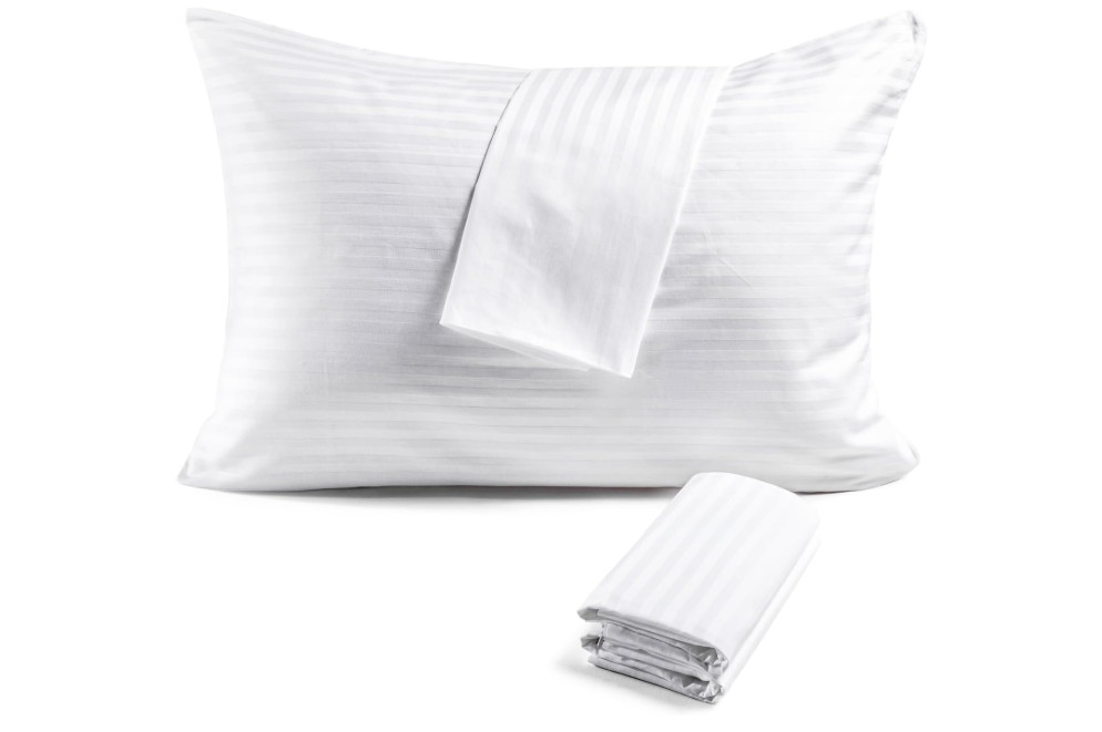 FAUNNA 600TC 100% Cotton Pillow Protectors, Queen Size (20x30), 4 Pack