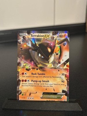 Pokémon Karte Terrakion EX 71/124 Dragons Exalted Near Mint Englisch