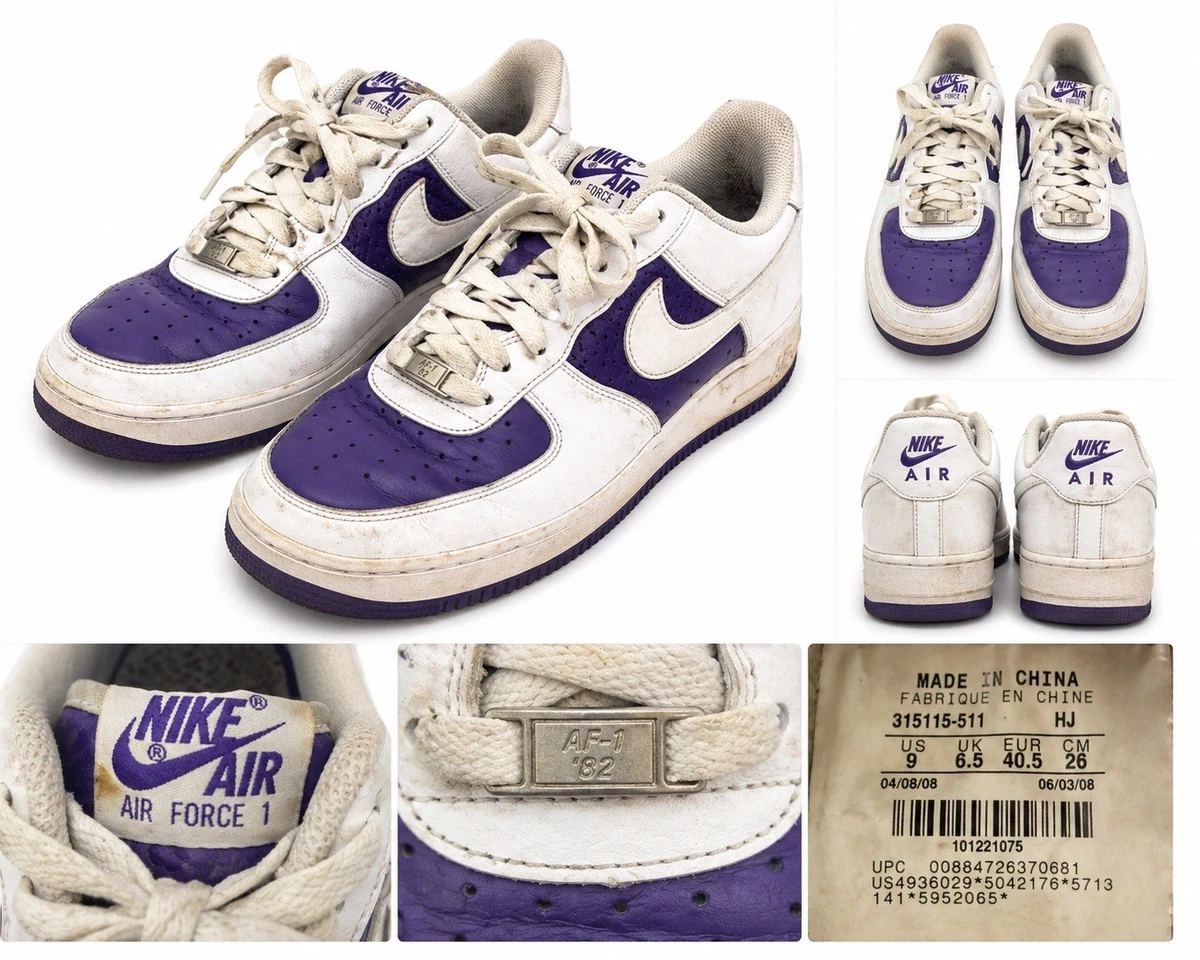 Nike Air Force 1 '07 Varsity Purple 2008 W for sale | eBay