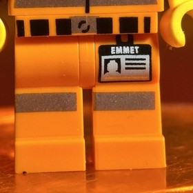 Lego Movie Emmet Minifigure tlm087 New. From Set 70801