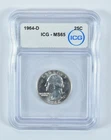 1964-D Washington Quarter MS65 ICG *2495