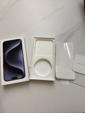 iPhone 15 Pro Max Blue Titanium 256 Gb - Empty Box Only