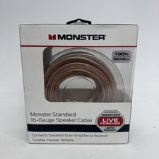 Monster Standard 16 Gauge Speaker Cable Wire 100 Feet for sale