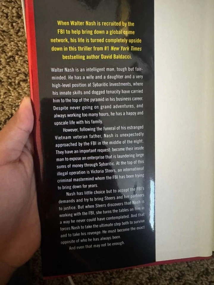 Nash Falls by David Baldacci (2024, Hardcover) Thriller - Brand New Foto 3 de 4