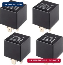 4 PCS Relays, 5 Pin Relay, 40A Waterproof Car Relays, 12V Relay Switch for Elect
