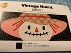 Vintage Haunt, BOM kit, Shabby Fabrics, 18 blocks, finished size 53.5"x 65.5"new — photo 2
