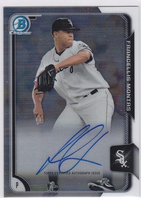 2015 Francellis Montas Bowman Chrome   Auto  RC     #BCAP-FM (A6380) $6 MAX SHIP