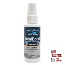  CA Glue Accelerator Spray - TotalBond Activator Spray Instantly Dries 