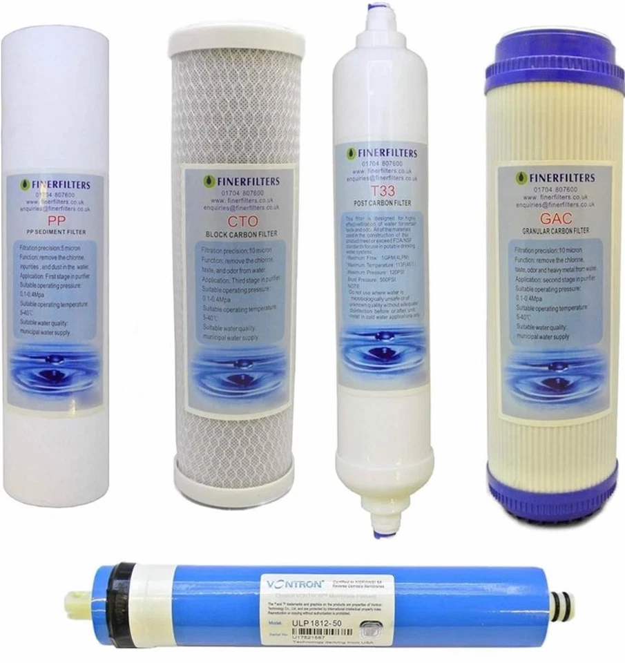 Finerfilters Umkehrosmose-Trinkwasserfiltersystem unter der Spüle (50 GPD), - Bild 3 von 4