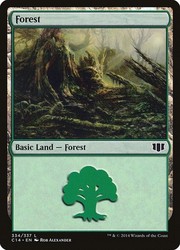 Forest (334) Commander 2014