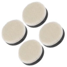 4pcs 2" Diameter Wool Felt Sponge Polishing Pad for Polishing Metal
