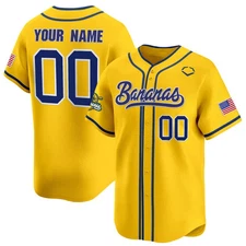 savannah bananas Custom Jersey Short Sleeve Tee S-5XL BTT457