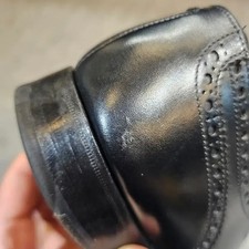 Crocs Westfield UK6.5 Shoes Black Leather Sole