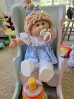 Vintage Cabbage Patch Kid 1985  Hm4 Poodle Pony  Rare,Replacement Pacifier