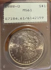 1888-O Rattler PCGS MS61 Morgan Silver Dollar