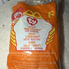 Ty Teenie Beanies Iggy the Iguana McDonald's Toy 1999