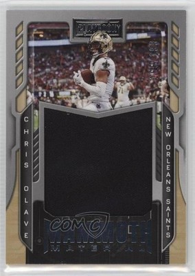 2022 Panini Playbook Mammoth Material 165/199 Chris Olave #MM-9 Rookie RC 13bp