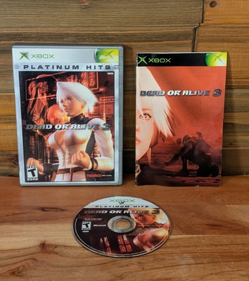 Dead or Alive 3 (2001) - Microsoft Xbox - Platinum Hits - Complete - Tested