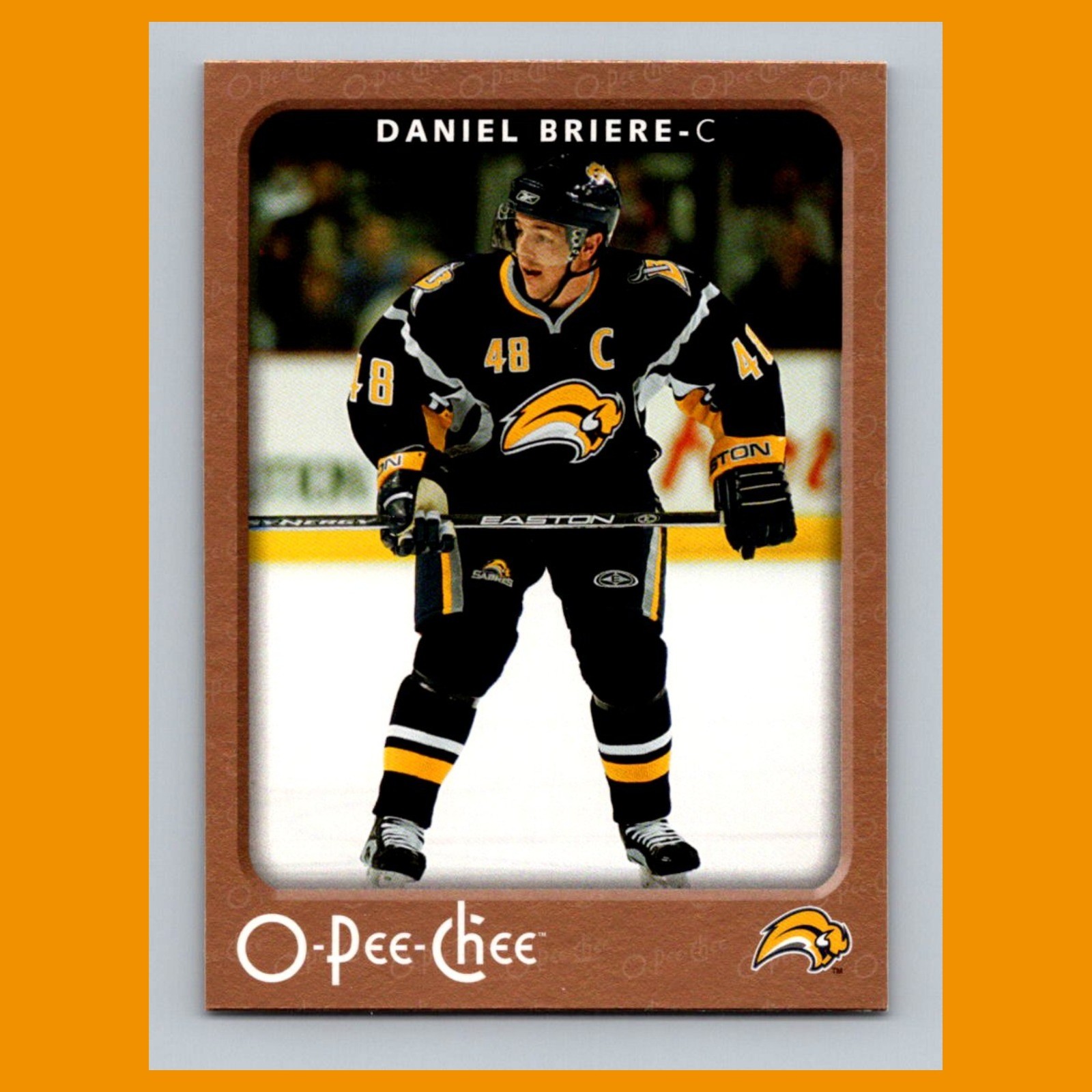 Daniel Briere #58 2006-07 O-Pee-Chee Buffalo Sabres Hockey Card NHL