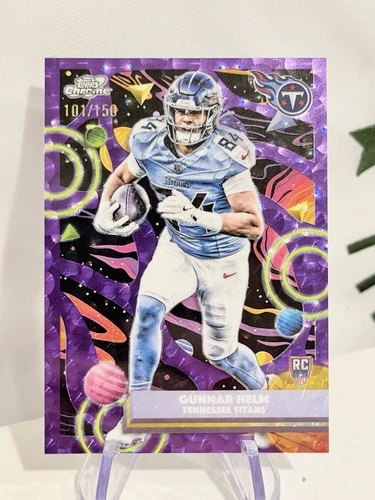 2025 Topps Cosmic Chrome Purple Nebula Gunnar Helm /150