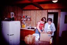 JULY 1977 Cabin Near Lake Louise Banff National Park Alberta Canada Slide CK-A