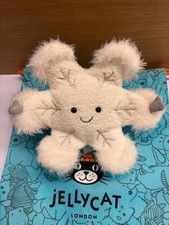 Jellycat 2025 Brand New Snowflake: Christmas Amuseables with Tags + Dust Bag UK