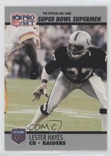 1990 Pro Set Super Bowl XXV Silver Anniversary Box Set Lester Hayes #103 r7s